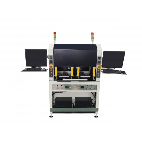 雙Y軸雙工作平臺，雙閥體六軸點膠機(jī)